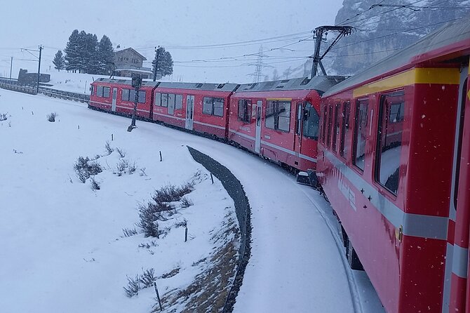 Bernina Red Train, Swiss Alps & St Moritz From Milan - The Bernina Red Train: UNESCO Alps and a high point reached by rail
