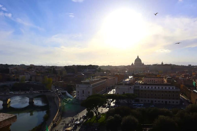 Castel Sant'Angelo Skip-the-Line Entry & Optional Audioguide - The Terrace Views: Vatican City, Tiber River, and Bridge of Angels