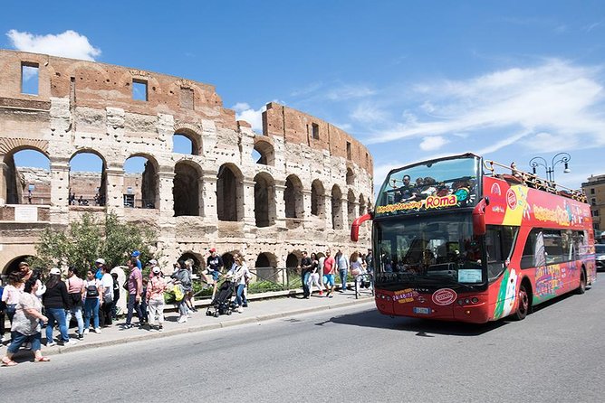 City Sightseeing Rome Hop-On Hop-Off Bus Tour - The Colosseum stop is suspended: Via di San Gregorio (Stop n.3)