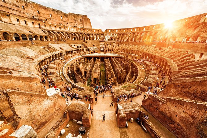 Colosseum, Roman Forum & Palatine Hill Guided Tour - Entering The Colosseum: first and second levels, plus arena option
