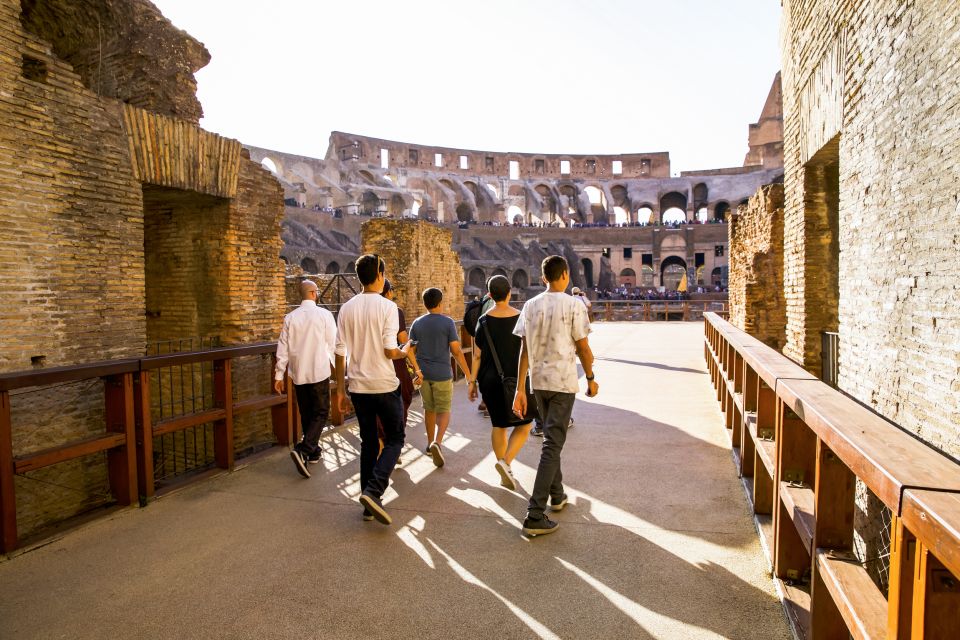 Colosseum: Underground and Ancient Rome Tour - Walking the Colosseum Underground: Gladiator Pathways and Holding Areas