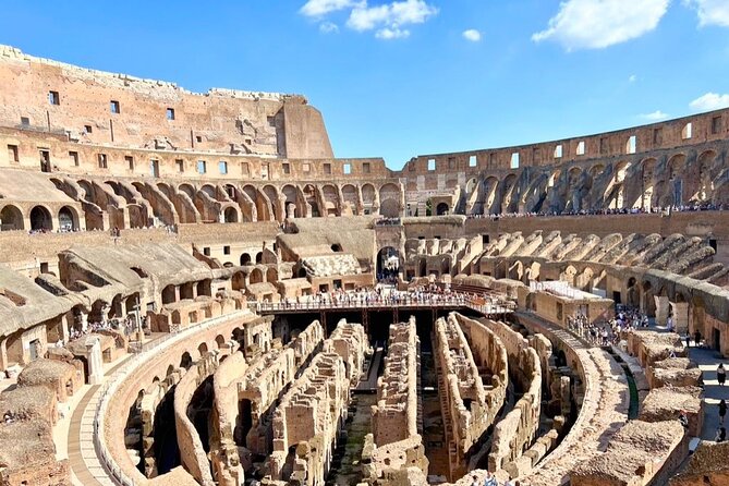 Colosseum with Arena, Roman Forum and Palatine Hill Guided Tour - Inside the Colosseum: what you’ll actually see in about an hour