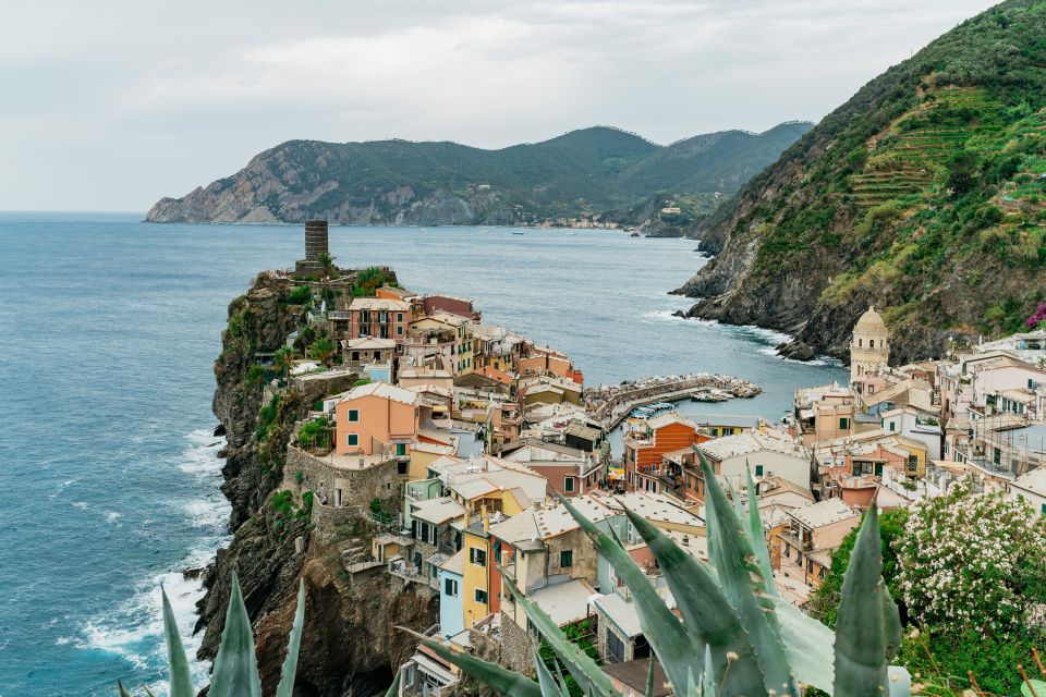 Florence: Cinque Terre Day Trip with Optional Hike - Vernazza: cafés, sea time, and that postcard harbor feeling