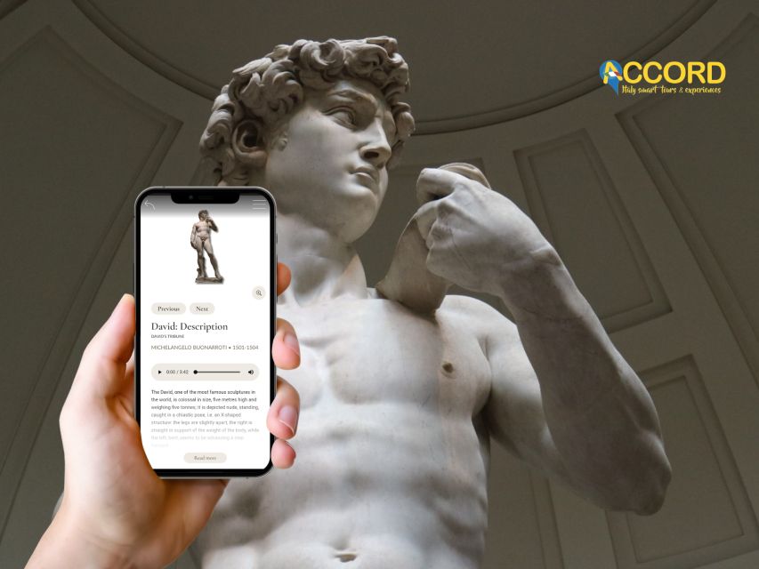Florence: Michelangelo's David Priority Ticket & Audio App - Where the Accord ID host meets you near the Accademia