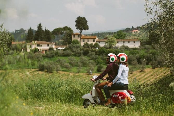 Florence Vespa Tour: Tuscan Hills and Italian Cuisine - Riding the Tuscan hills above Florence
