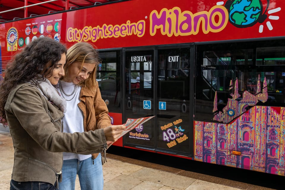 Milan: City Sightseeing Hop-On Hop-Off Bus with Audio Guide - Line B highlights: Duomo east to Stazione Centrale and Porta Venezia