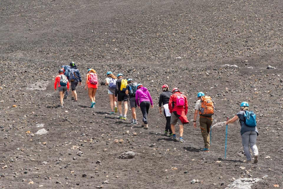 Mount Etna: Guided Volcano Summit Hiking Tour with Cable Car - The main hike: northwest through 2002/2003 lava terrain