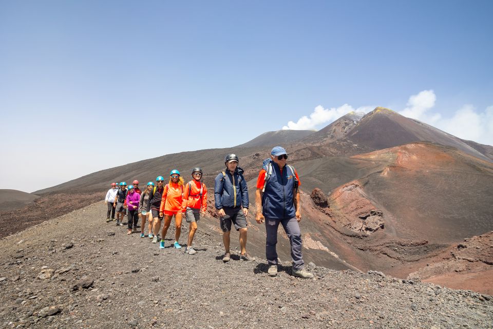 Mount Etna: Guided Volcano Summit Hiking Tour with Cable Car - Crater-time: Barbagallo stop and the “highest allowed” summit rule