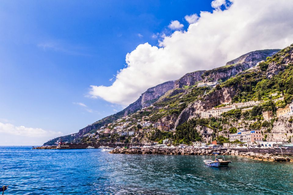 Naples: Boat Tour to Positano, Amalfi and Ravello - Baths of Queen Giovanna and Punta Campanella: Coastal Stops by Boat