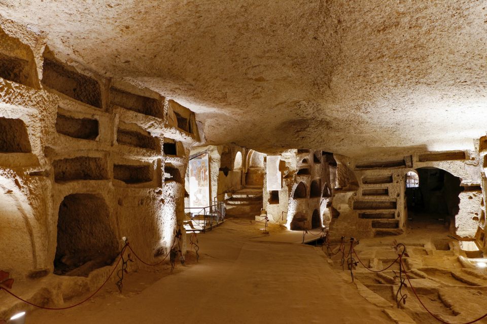 Naples: Catacombs of San Gennaro Entry Ticket & Guided Tour - Inside the Catacombs: Frescoes, Basilicas, and the Story of St. Agrippinus