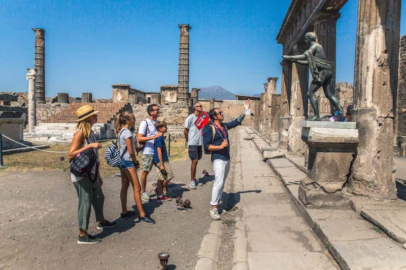 Naples or Sorrento: Full-Day Pompeii and Mount Vesuvius Tour - Skip-the-line Pompeii: the guided 2.5 hours that actually helps