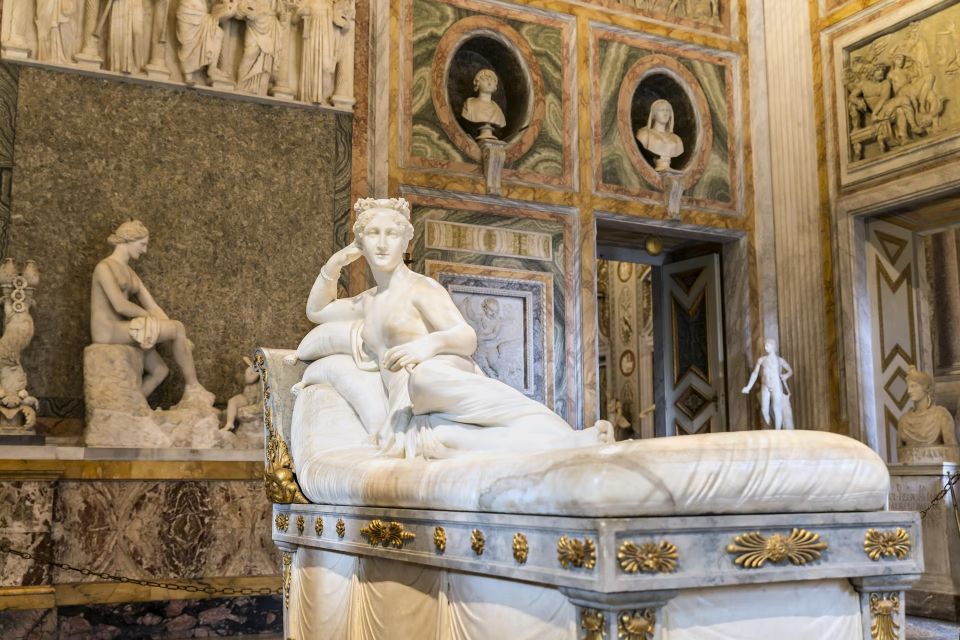 Rome: Borghese Gallery Guided Tour with Skip-the-Line Entry - Bernini and Canova: Apollo and Daphne, Paolina Bonaparte, and more