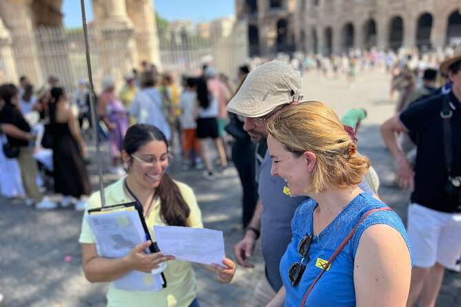 Rome: Colosseum Access with Official AI App & Arena Option - Roman Forum: Via Sacra Ruins With a Guided Track