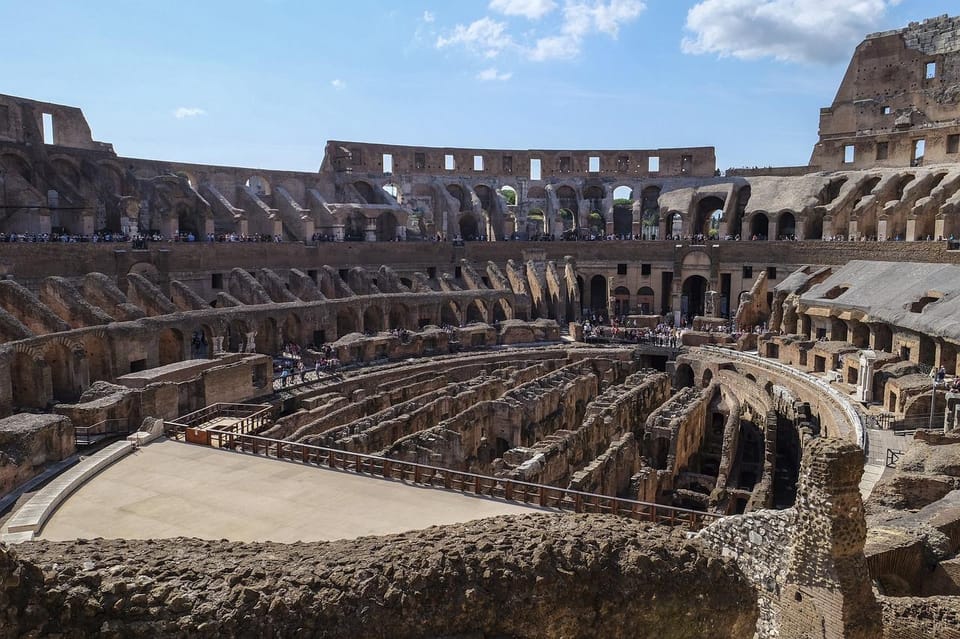 Rome: Colosseum, Forum, & Palatine Hill with Audio Guide - Inside the Colosseum: what to look for as you walk