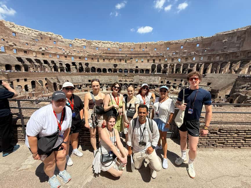 Rome: Colosseum, Palatine Hill and Roman Forum Guided Tour - Key things you will enjoy most