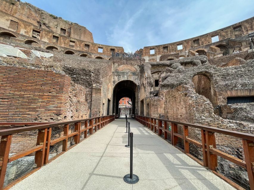 Rome: Colosseum Tour with Access to the Gladiator Arena - Ground floor, second tier, and the balcony with Forum views