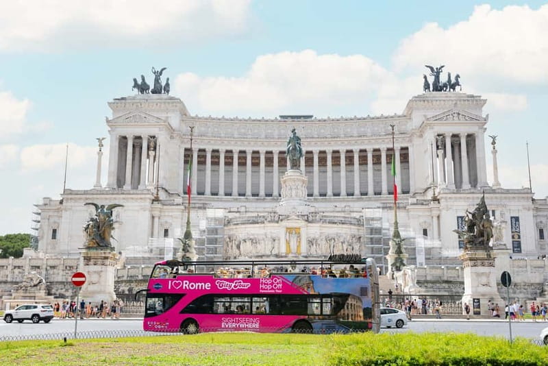 Rome: Hop-on Hop-off Sightseeing Bus Tour with Audioguide - A smart way to orient yourself in Rome