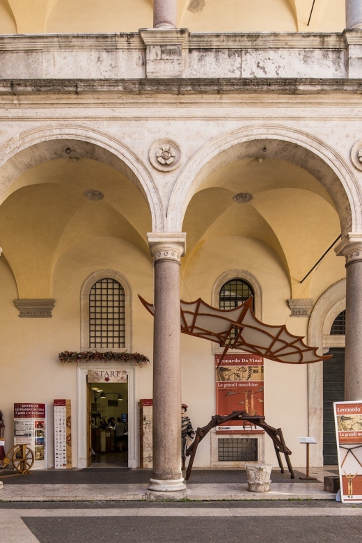 Rome: Leonardo da Vinci Exhibition Entrance Ticket - The underground tomb stop: 43 BC in an underground natural pond