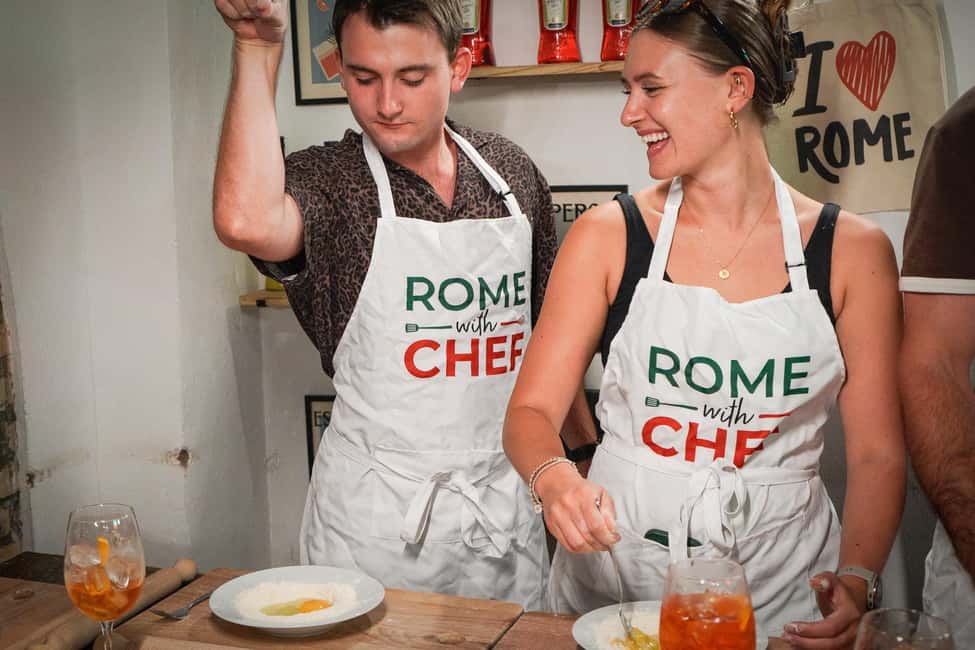 Rome: Traditional Pasta with Cocktails Cooking Class - Aperol, Hugo, and Limoncello: the spritz part you’ll actually remember