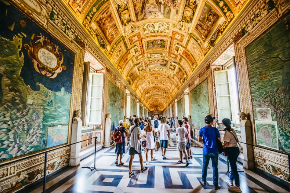 Rome: Vatican Museums, Sistine Chapel & Basilica Tour - Gallery of Tapestries and the Gallery of Maps: Things You Can Actually Notice