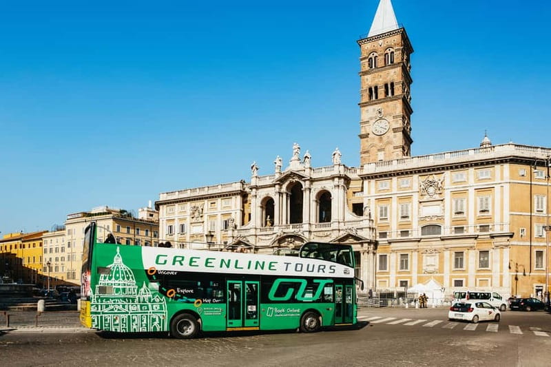 Rome:Hop-On Hop-Off Panoramic Open Bus Ticket 3 Circuits x 1 - How the hop-on hop-off rhythm works (and how to avoid waiting)