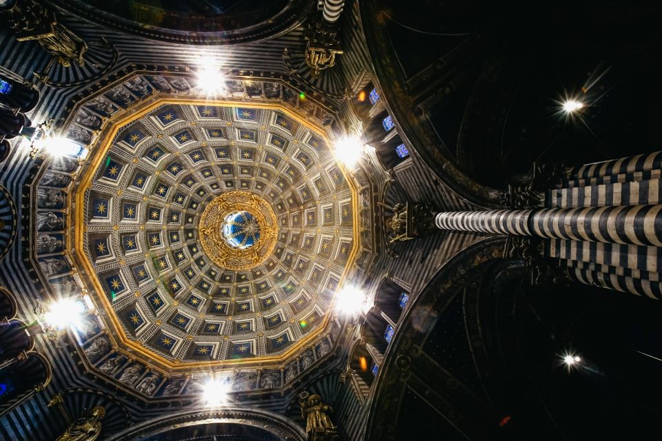Siena: Siena Cathedral and Piccolomini Library Entry Ticket - Siena Cathedral interior: mosaics underfoot and the dome above