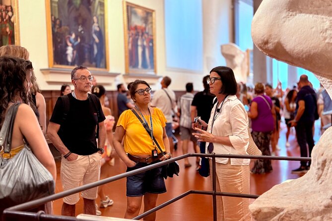 Skip the line: Uffizi and Accademia Small Group Walking Tour - Meet Near the Accademia: Small-Group Setup and Radios