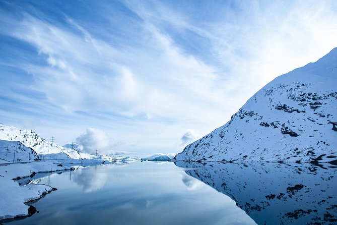 Swiss Alps Bernina Red Train and St.Moritz Tour from Milan - Tirano Break and the Return Bus to Milan