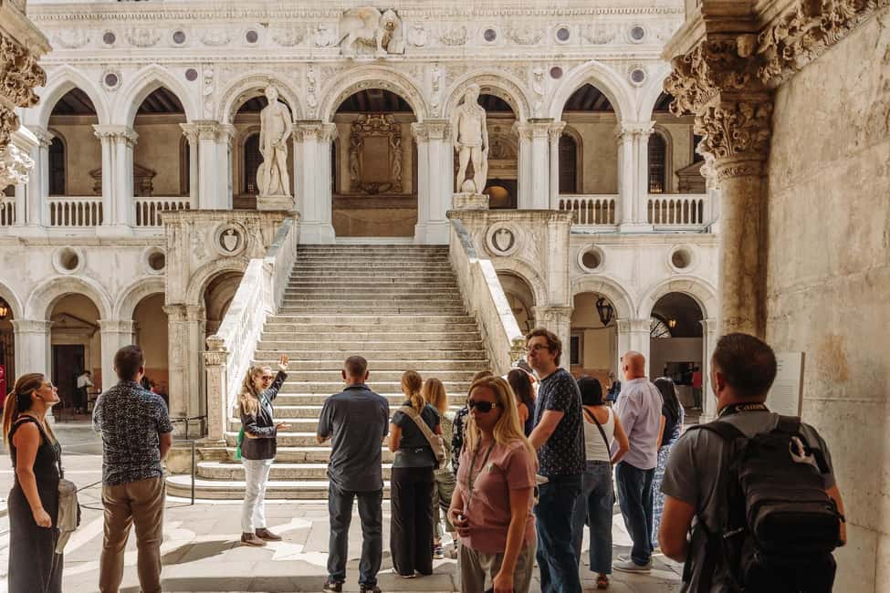 Venice: Doge's Palace & St Mark's Tour with Upgrade Option - Itinerary flow in plain terms: two sites, short walks, strong pacing